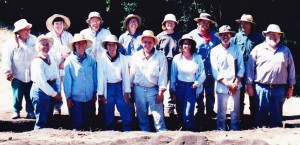 1995 Field School class in trench